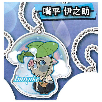 Demon Slayer - Inosuke Pita! Deforme Japanese Umbrella Acrylic Keychain (TAKARA TOMY ARTS)