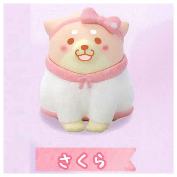 Chuken Mochishiba Dogs Wakuwaku Pajama Party Figure (SK JAPAN)