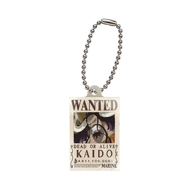 One Piece - Wanted Plate Vol. 2 Keychain Capsule (Select Character) (BANDAI)