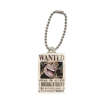 One Piece - Wanted Plate Vol. 2 Keychain Capsule (Select Character) (BANDAI)