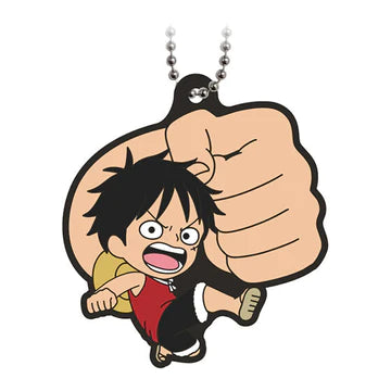 One Piece - Luffy Gear Collection Capsule Rubber Keychains (BANDAI)