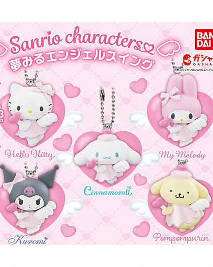 Sanrio Characters Yumemiru Angel Keychains (BANDAI)