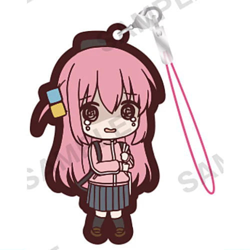 Bocchi the Rock! Lots of Bocchi-chan Capsule Rubber Strap (BUSHIROAD)