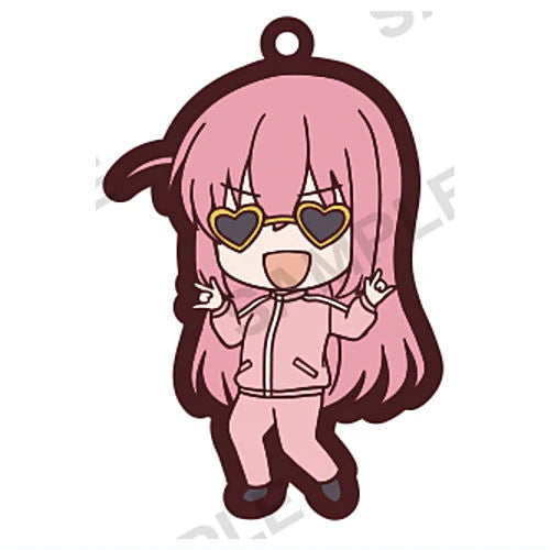 Bocchi the Rock! Lots of Bocchi-chan Capsule Rubber Strap (BUSHIROAD)