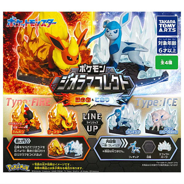 Pokemon - Diorama Collection Fire & Ice Mini Figure (TAKARA TOMY ARTS)