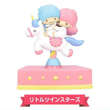 Shaky! Sanrio Characters Merry-Go-Round PINK Mini Figures (BENELIC)