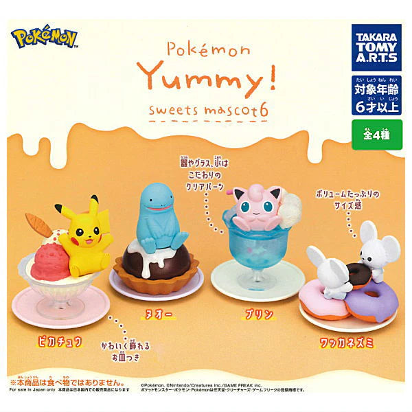 Pokemon - Yummy! Sweets Mascot Mini Figures Vol 6 (TAKARA TOMY ARTS)