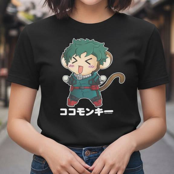 TokyoToys Fashion - My Hero Coco - Deko T-Shirt (My Hero Academia Parody)