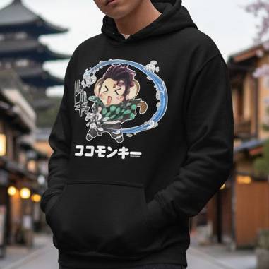 TokyoToys Fashion - Cosplay Coco - Cojiro Unisex Hoodie (Demon Slayer Parody)