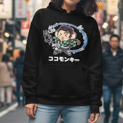 TokyoToys Fashion - Cosplay Coco - Cojiro Unisex Hoodie (Demon Slayer Parody)