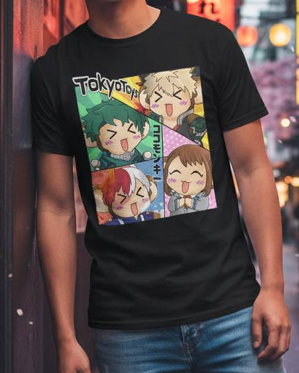TokyoToys Fashion - My Hero Coco - Team T-Shirt (My Hero Academia Parody)