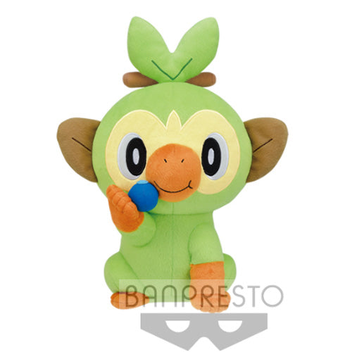 Pokemon - Grookey Mogumogu Time Plush 25cm (BANPRESTO)