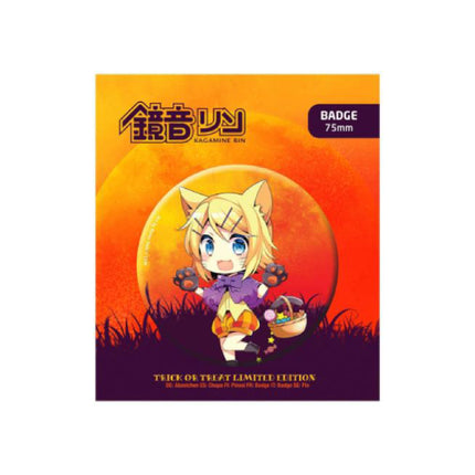 Hatsune Miku - Trick or Treat Limited Edition Pin Badge - Kagamine Rin (1 pack) (POP BUDDIES)