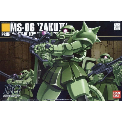 1/144 HG UC - MS-06 Zaku 2 - Gundam Model Kit (BANDAI)