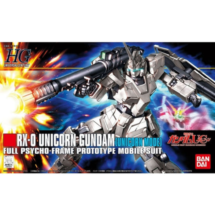 1/144 HG UC - Unicorn Gundam (Unicorn Mode) - Gundam Model Kit (BANDAI)