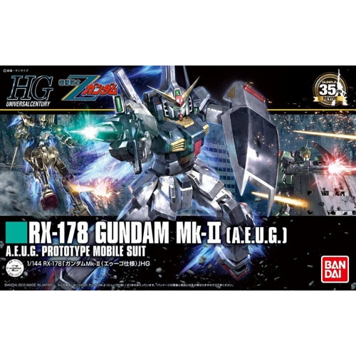 1/144 HG UC - 1/144 RX-178 Gundam Mk-II (A.E.U.G.) (Revive) - Gundam Model Kit (BANDAI)