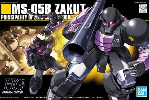 1/144 HGUC MS-05 Zaku I - Gundam Model Kit (BANDAI)