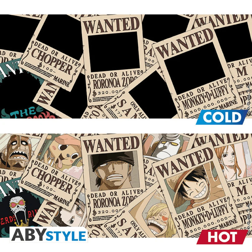 One Piece Wanted 460ml Heat Change Mug (ABYSTYLE)