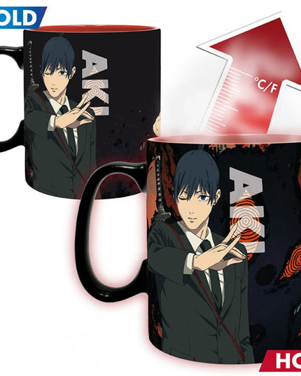 Chainsaw Man Denji & Aki 460ml Heat Change Mug (ABYSTYLE)