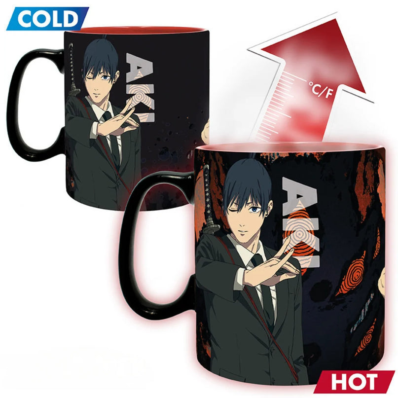 Chainsaw Man Denji & Aki 460ml Heat Change Mug (ABYSTYLE)