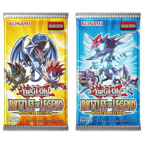 RELEASE 28th AUG 2025: Yu-Gi-Oh! TCG: Battles of Legend: Monster Mayhem Booster Pack (5 Cards)