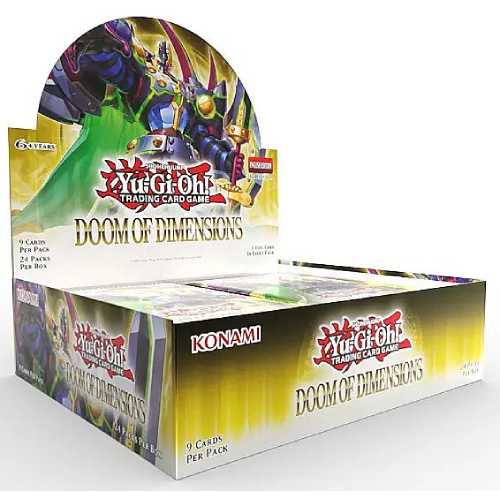RELEASE 25TH SEPT 2025: Yu-Gi-Oh! TCG: Doom of Dimensions Booster Box (24 Booster Packs)
