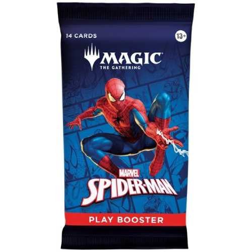 RELEASE 26th SEPT 2025: Magic The Gathering TCG Spiderman Play Booster Pack (14 Cards)