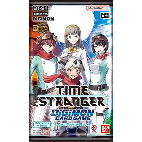 RELEASE 23rd JANUARY 2025: Digimon Card Game: Time Stranger BT-24 Booster Pack (12 Cards)
