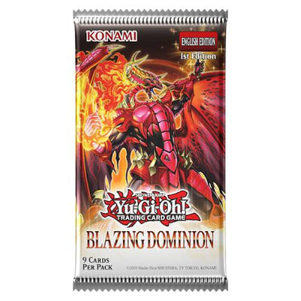 RELEASE 7th MAY 2026: Yu-Gi-Oh! - Blazing Dominion Booster Pack (9 Cards)