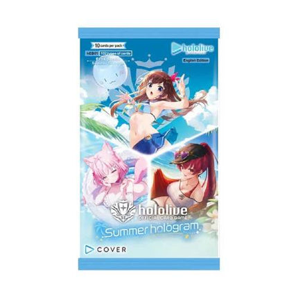 RELEASE 25 SEP 2026 Hololive OFFICIAL CARD GAME - Summer Hologram Booster Pack (10 Cards)