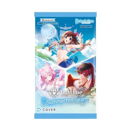 RELEASE 25 SEP 2026 Hololive OFFICIAL CARD GAME - Summer Hologram Booster Pack (10 Cards)