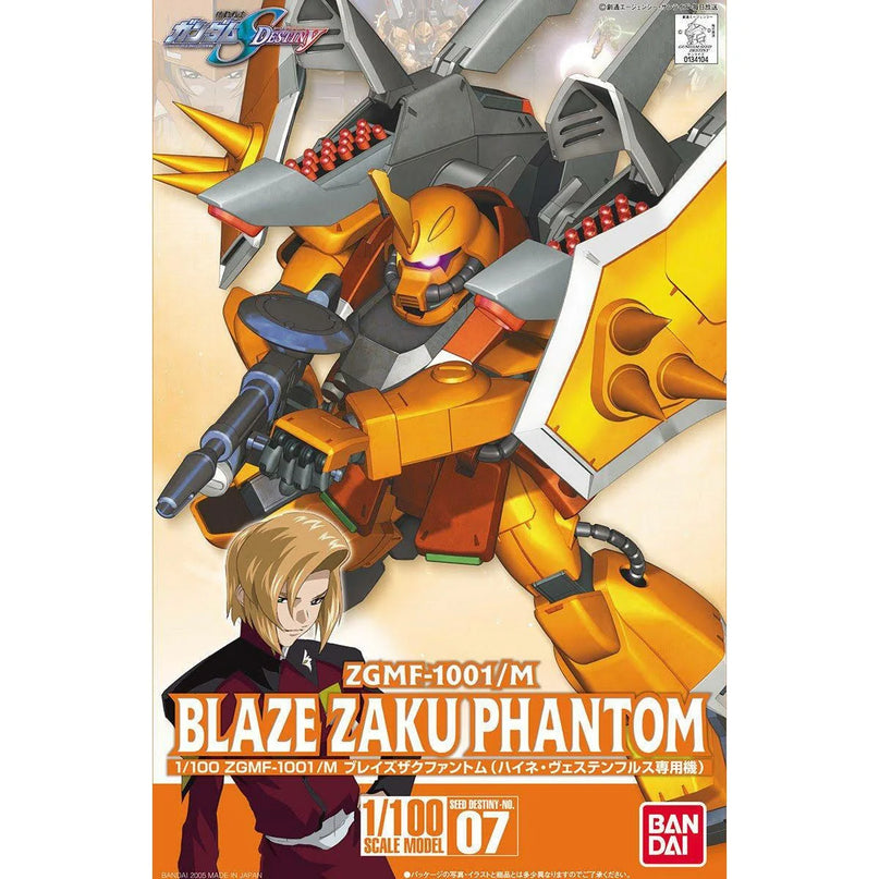 1/100 Seed Zaku Heine Blaze Phantom Gundam Model Kit (BANDAI)