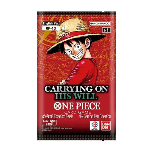 RELEASE 7th NOV 25 - One Piece TCG - OP13 Carrying On His Will Booster Pack (12 Cards)