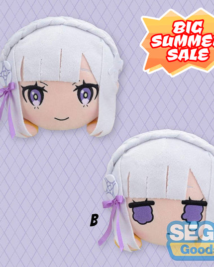 RE:Zero - Emelia Lying Down Plush 30cm (SEGA)