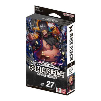 RELEASE 6th JUNE 2025: One Piece - Trading Card Game - Marshall. D. Teach Starter Deck (ST-27)