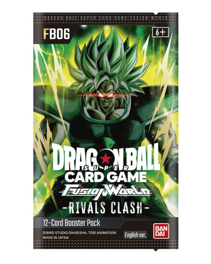 RELEASE 2nd MAY 2025: Dragonball Super Fusion World FB-06 Rivals Clash Booster Pack
