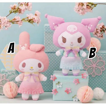 Sanrio - My Melody and Kuromi Sakura Plush 30cm (Select Character) (FURYU)