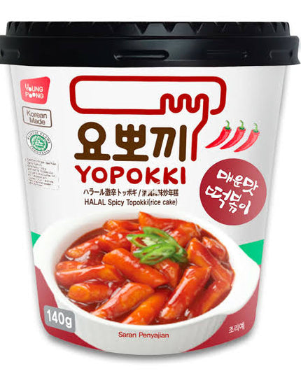 Yopokki Sweet & Spicy Topokki Cup 140g
