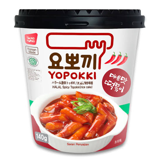 Yopokki Sweet & Spicy Topokki Cup 140g