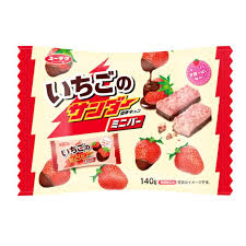 Black Thunder Mini Strawberry Chocolate Bar SINGLE (YURAKU)
