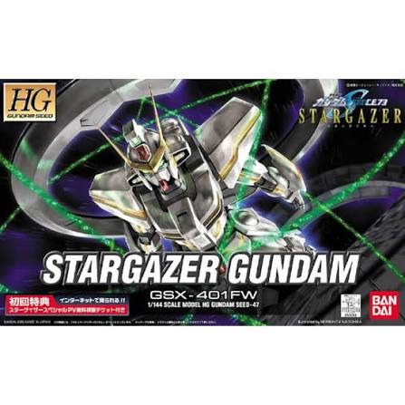 HG 1/144 Stargazer GSX-401FW Gundam Model Kit (BANDAI)