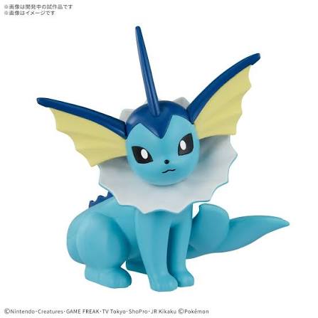 Pokemon - Vaporeon Plamo Quick!! Plastic Model Kit (BANDAI)
