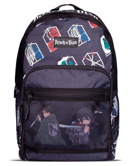 Attack On Titan - Motif Pattern Backpack (DIFUZED)