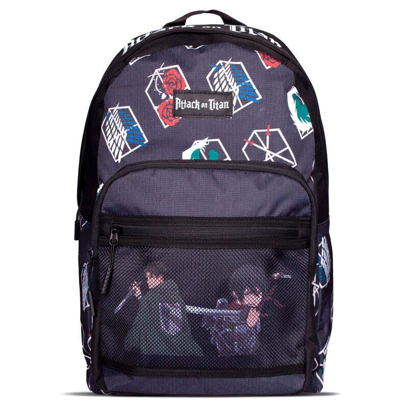 Attack On Titan - Motif Pattern Backpack (DIFUZED)