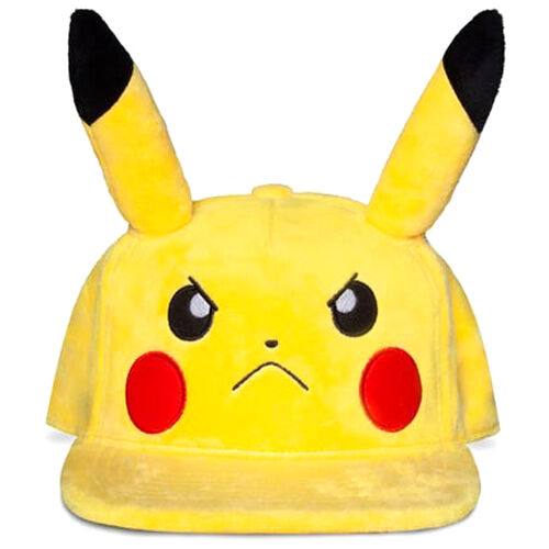 POKEMON - Plush Novelty Cap - Angry Pikachu