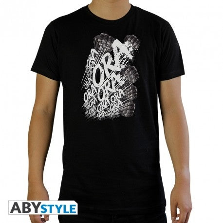JoJo's Bizarre Adventure - T-shirt ""Ora" Unisex SS Black (ABYSTYLE ABYTEX512)