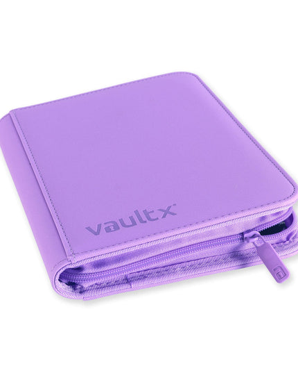 Vault X  - Exo-Tech Zip Binder 4 Pocket - JUST PURPLE