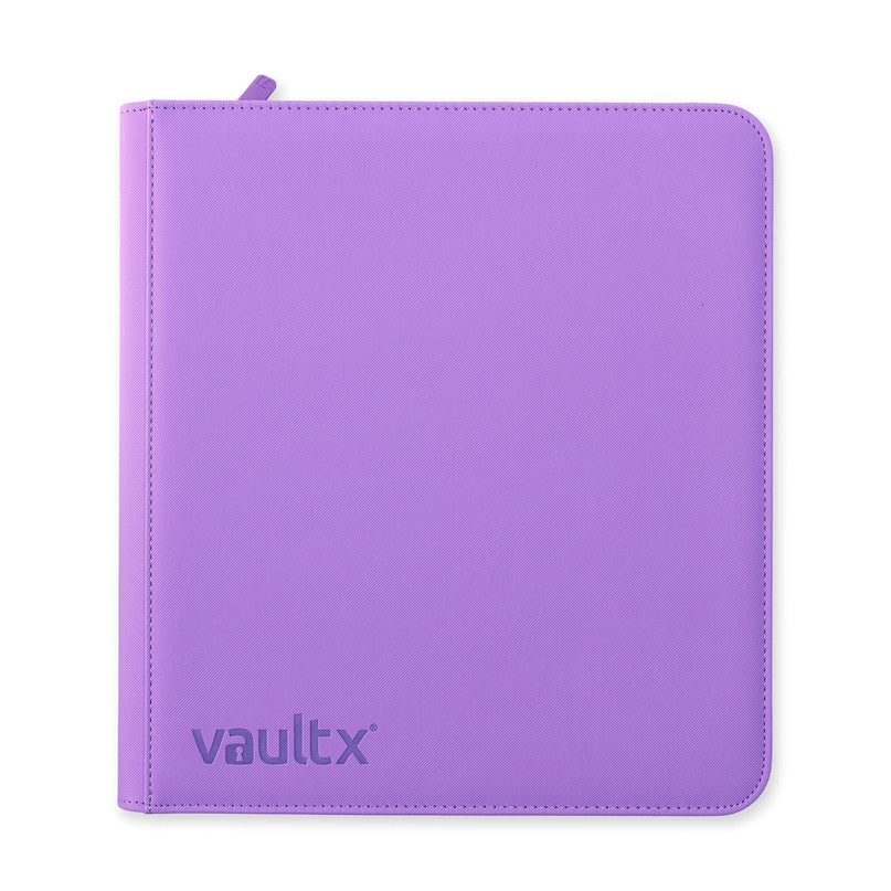 Vault X - Exo-Tech Zip Binder 12 Pocket - JUST PURPLE