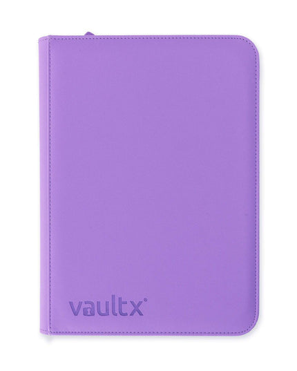 Vault X  - Exo-Tech Zip Binder 9 Pocket - JUST PURPLE