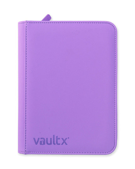 Vault X  - Exo-Tech Zip Binder 4 Pocket - JUST PURPLE